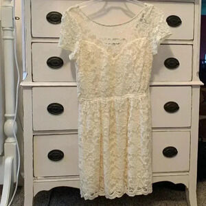 White Lace Dress American Rag